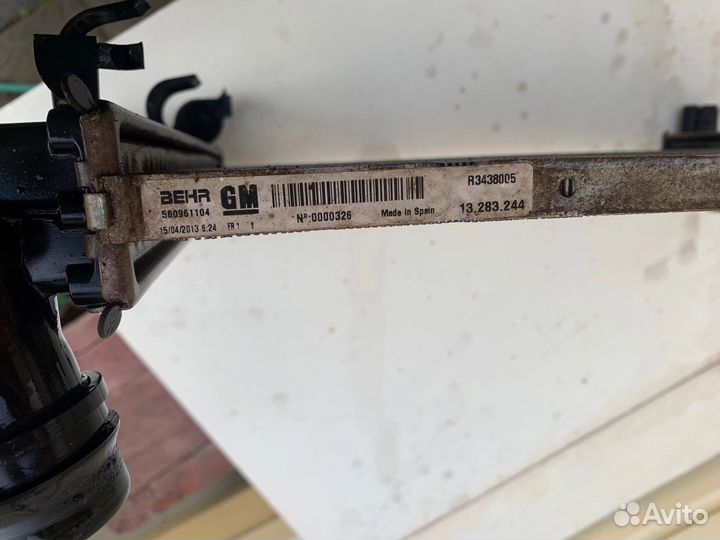 Радиатор Opel meriva B