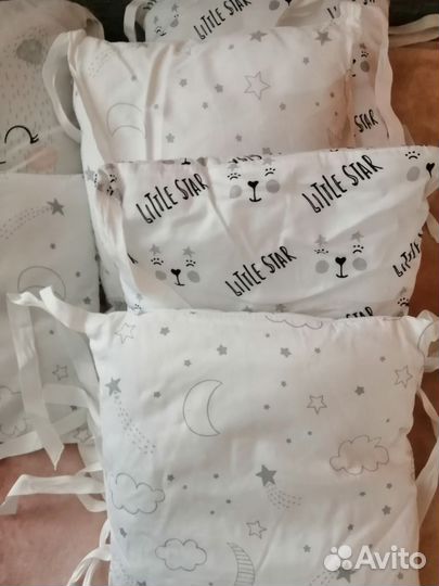 Бортики в детскую кроватку