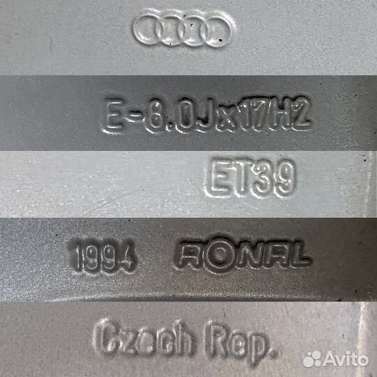 Диски Audi R17 оригинал