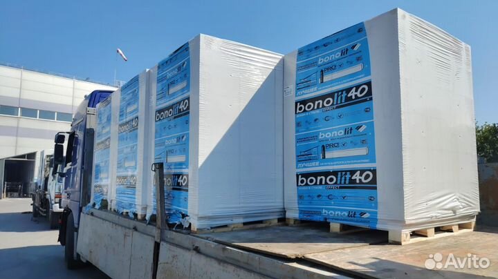 Пеноблоки с завода Бонолит