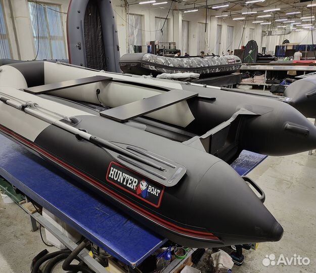 Лодка пвх Хантер 320 лка с чехлом для мотора