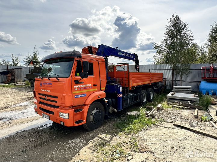 КамАЗ 65115 с КМУ, 2022