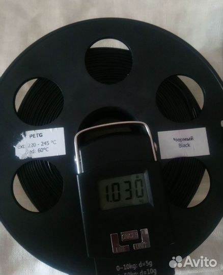 Bestfilament petg пруток 1.75, черный и прозрачный