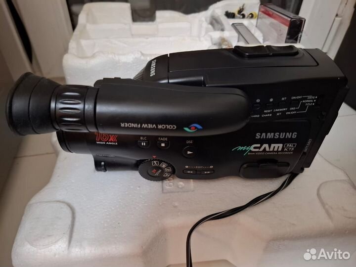 Видеокамера samsung vp-k 75 (кассетная) 8-миллимет