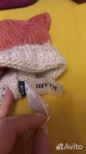 Комплект новый шапка и снуд для девочки