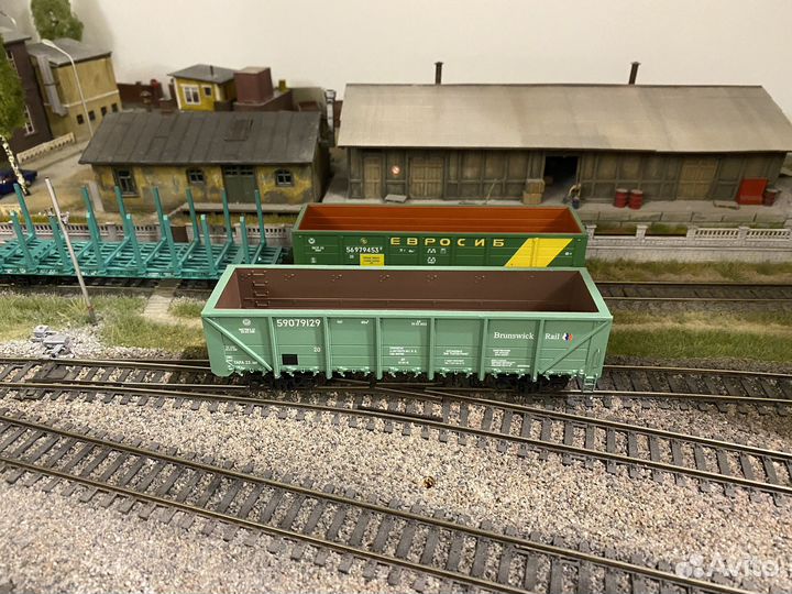 1:87 Модель железной дороги вагон 12-9046