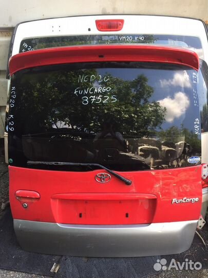 Дверь 5-я Toyota Funcargo NCP20