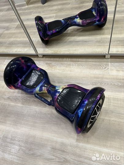 Гироскутер с ручкой и bluetooth
