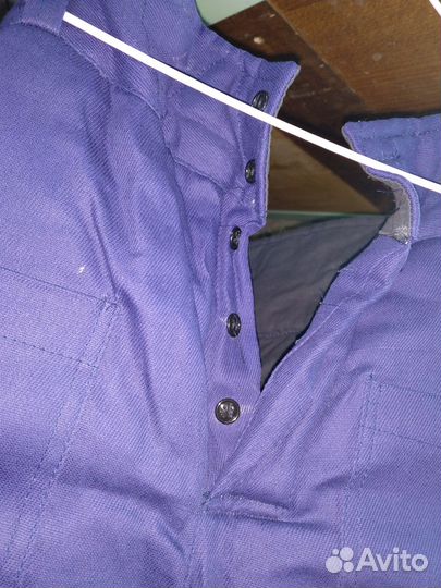 Теплые ватные хб штаны + жилет + куртка спецовка