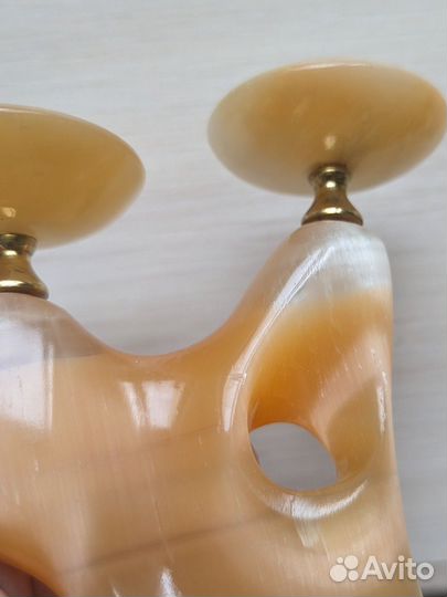 Подсвечник из селенита