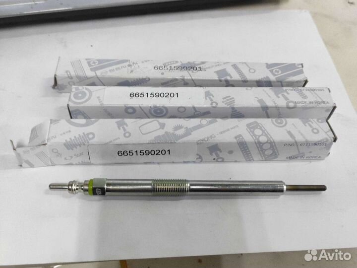 Свечи накала ssang yong 6651590201