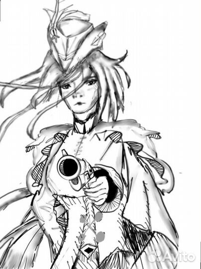 Рисую на заказ в аниме стиле ;людей и портреты