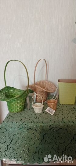 Корзинки плетенные для флористики