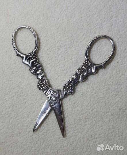 Ножницы для винограда. Серебро 830 проба