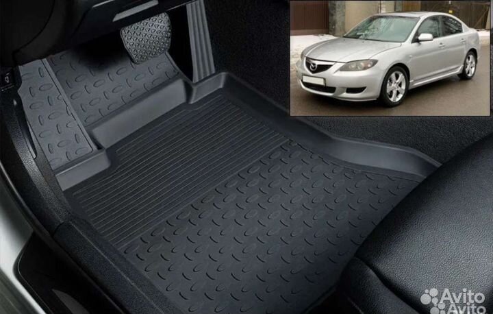 Коврики салона Mazda 3 I 2003-2008