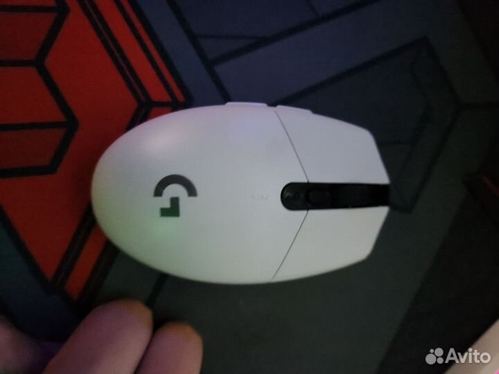 Мышка logitech беспроводная g304 белая