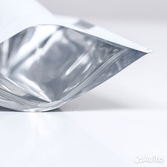 Zip-пакет, матовый,белый с окном, 12 х 20 х 4 см