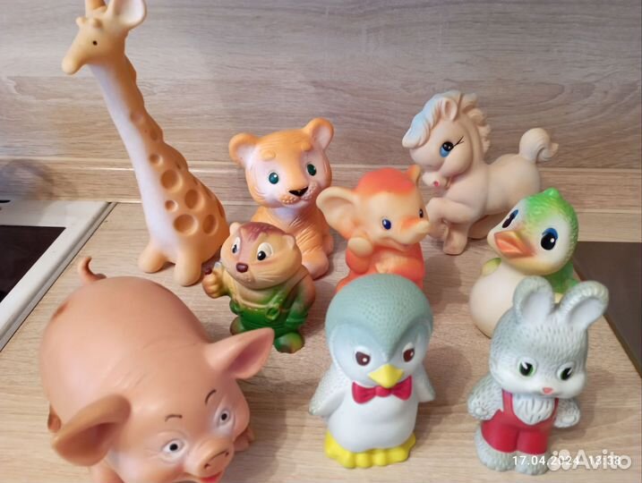 Резиновые игрушки СССР