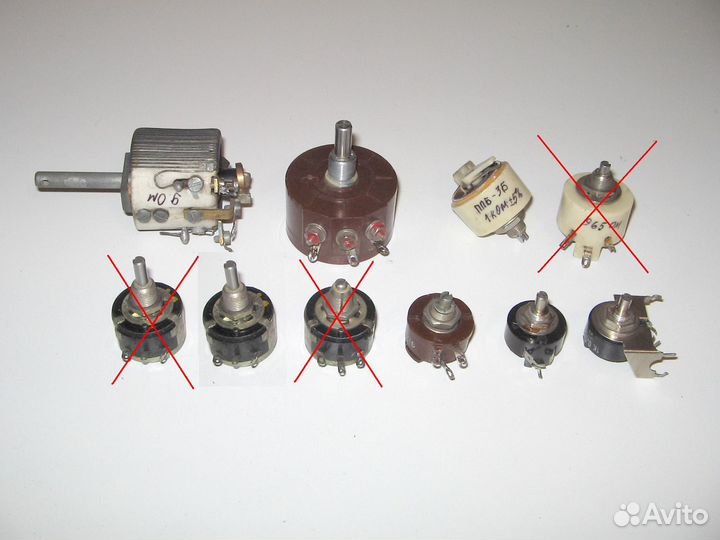 Потенциометры (переменные резисторы) СССР