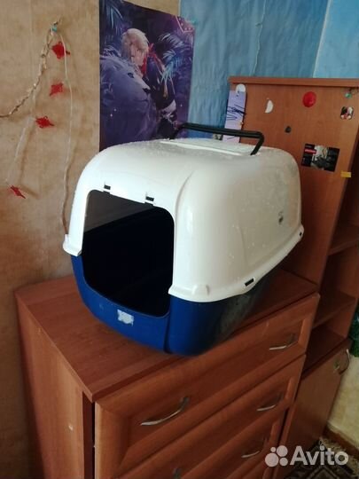 Кошачий лоток закрытый