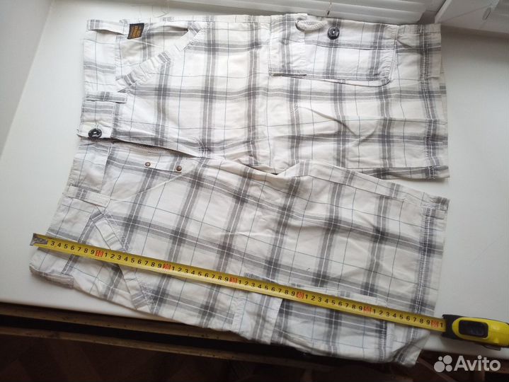 Легкие летние бриджи 50 W34 L-M 100 хлопок