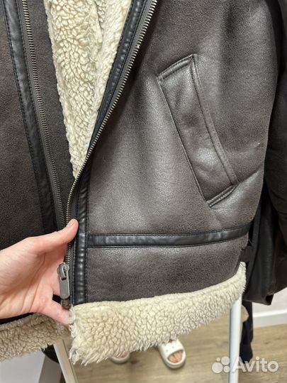 Дублёнка мужская искуственная Zara