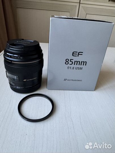 Объектив canon ef 85mm 1 8