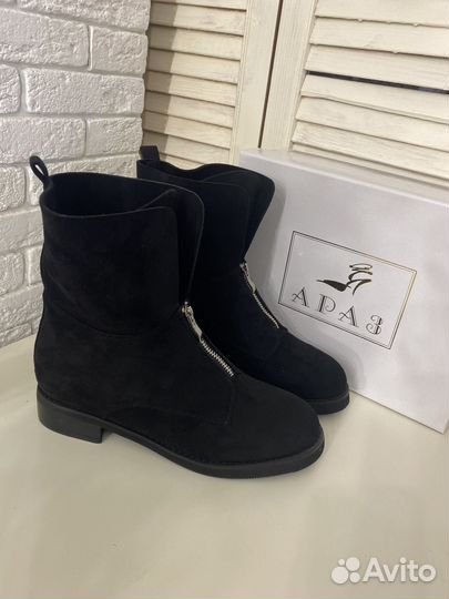 Ботинки женские замшевые 38 40