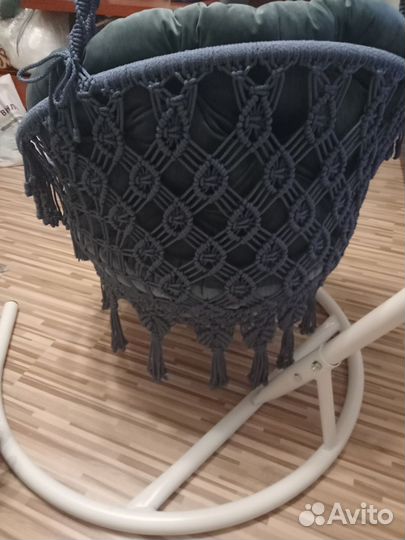 Подвесное кресло макраме