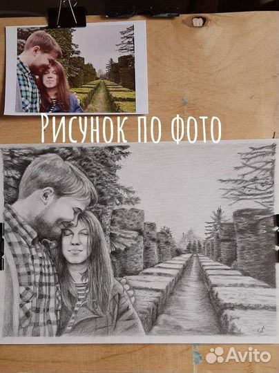 Изготовление графического портрета на заказ