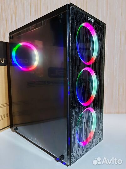 Новый Игровой Корпус Для Пк Ginzzu 4-FAN F-RGB ATX