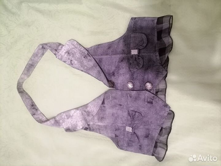 Лёгкий сарафан с жилеткой