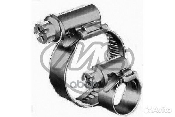 Хомут винтовой 60X80 00029 metalcaucho