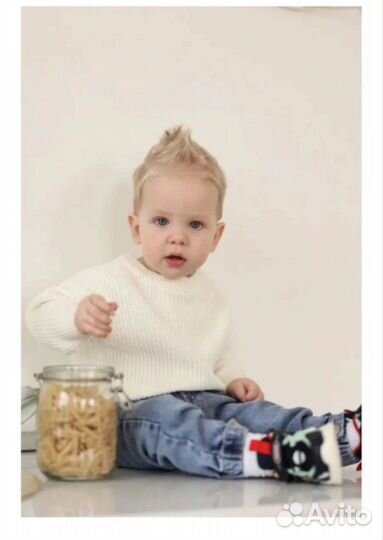 Комплект одежды для девочки джинсы+свитер