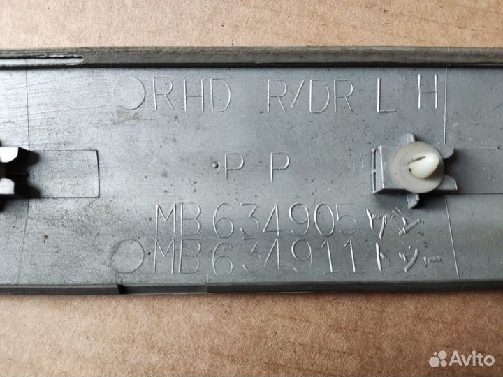 Молдинг задней левой двери MMC RVR