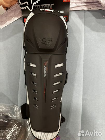 Защита колена Fox Titan race knee shin