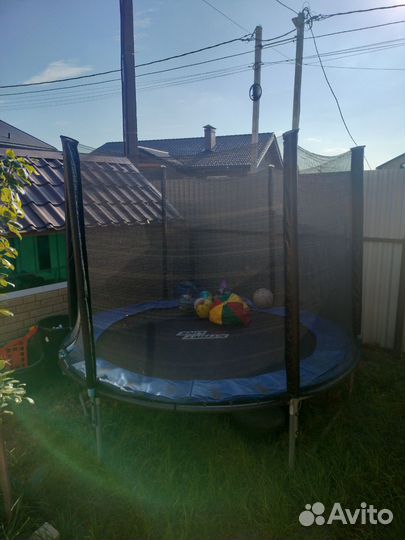 Детский батут с сеткой бу