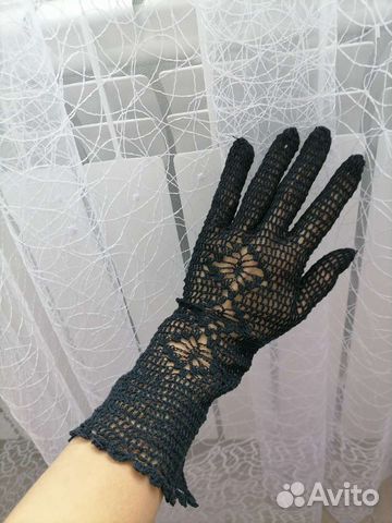 Перчатки кружевные ручная работа