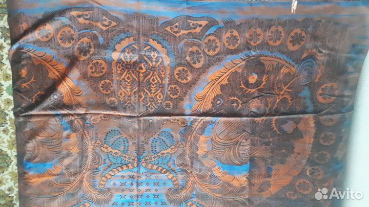 Старинный,шелковый платок 18 век