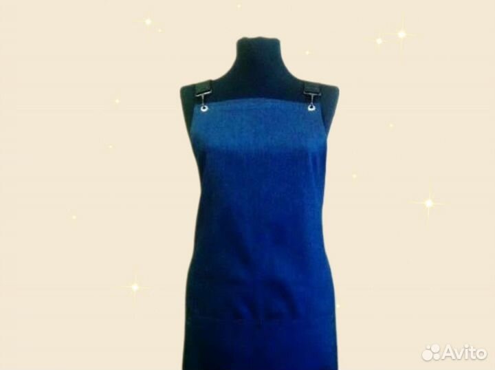 Фартук джинсовый