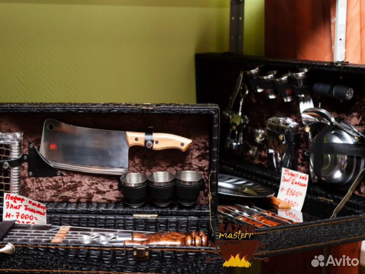 Набор для шашлыка. Подарочный набор для мужчин