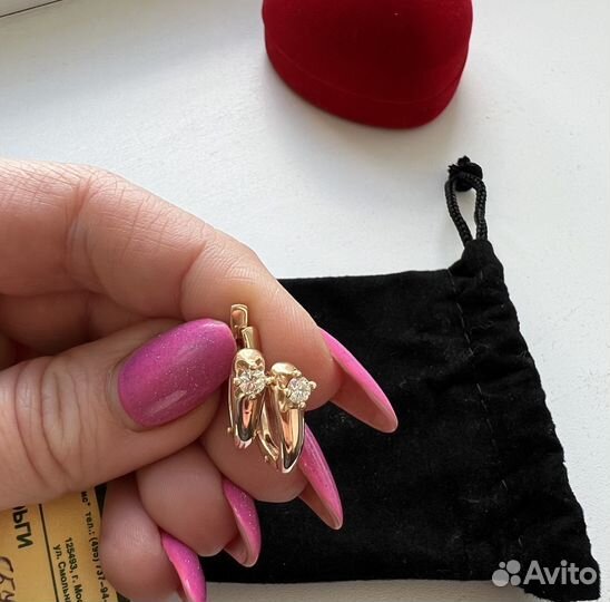 Серьги с бриллиантами