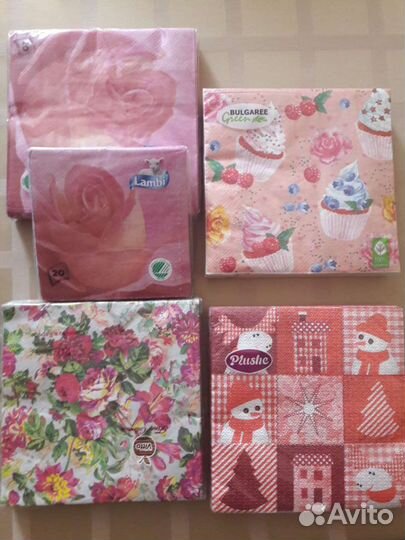 Новые разные сервировочные салфетки