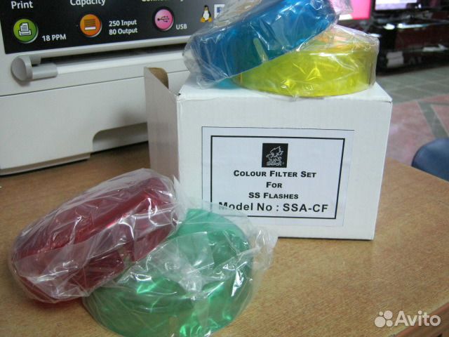 SSA-CF комплект цветных фильтров для вспышек SS