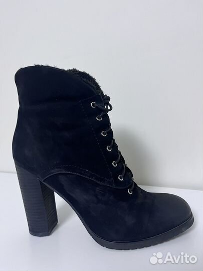 Ботильоны на шнуровке,зимние 37 Италия