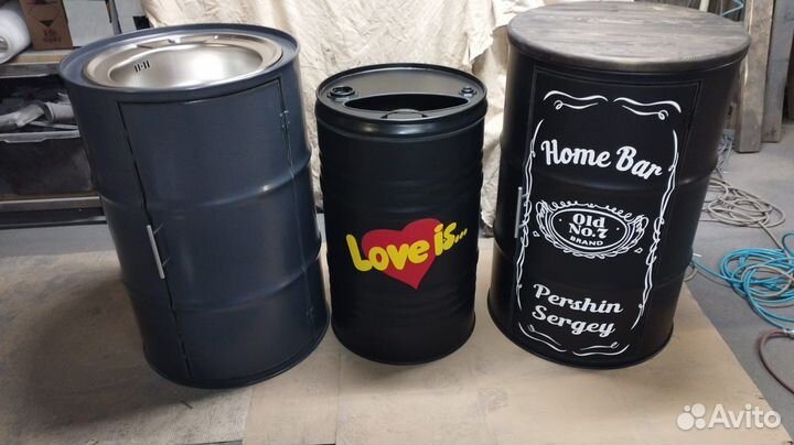 Бочки декоративные в интерьер