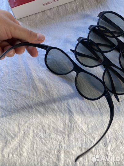 3D Очки 4 штуки от телевизора LG