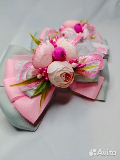 Банты для волос ручной работы