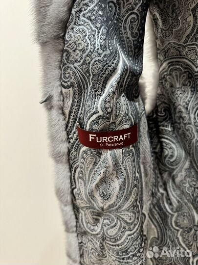 Жилетка норковая (голубая норка) S