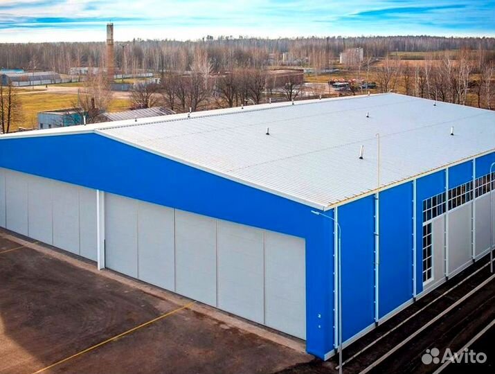 Строительство скотобоен с профнастилом под ключ, а